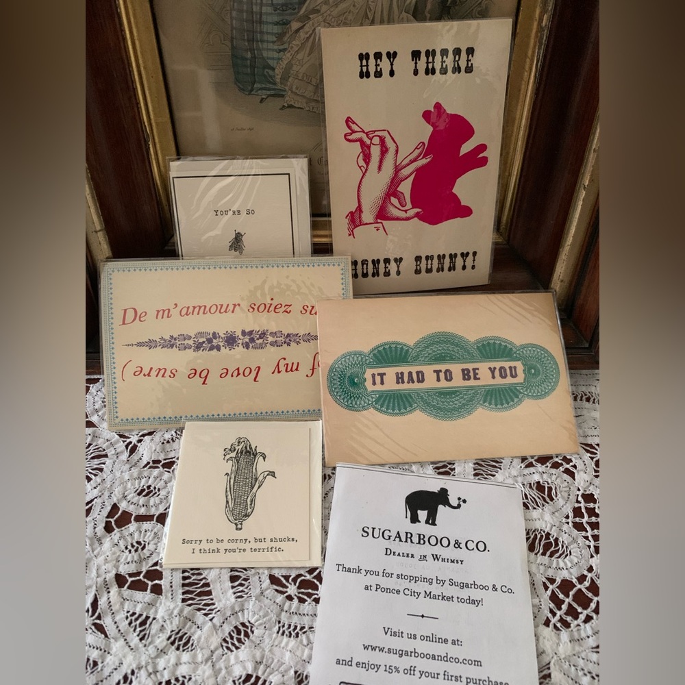 New! Lot of sugarboo cards/postcards